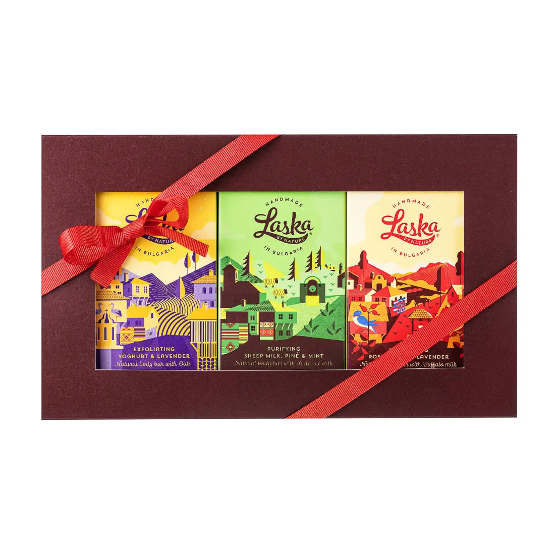 Mixed gift trio of the Bulgarian Heritage soaps